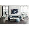 Expressions Curved Sofa in Blue-Gray - HER Home Design Boutique
